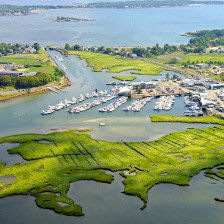 La marina de Cape Ann, dans le Massachusetts