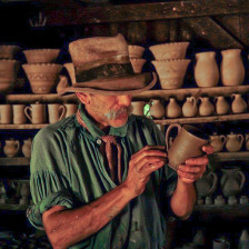 Potier d’Old Sturbridge Village, Massachusetts