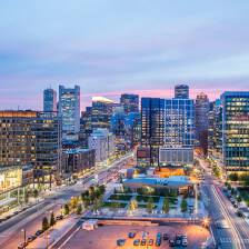 Le Seaport District à Boston, Massachusetts